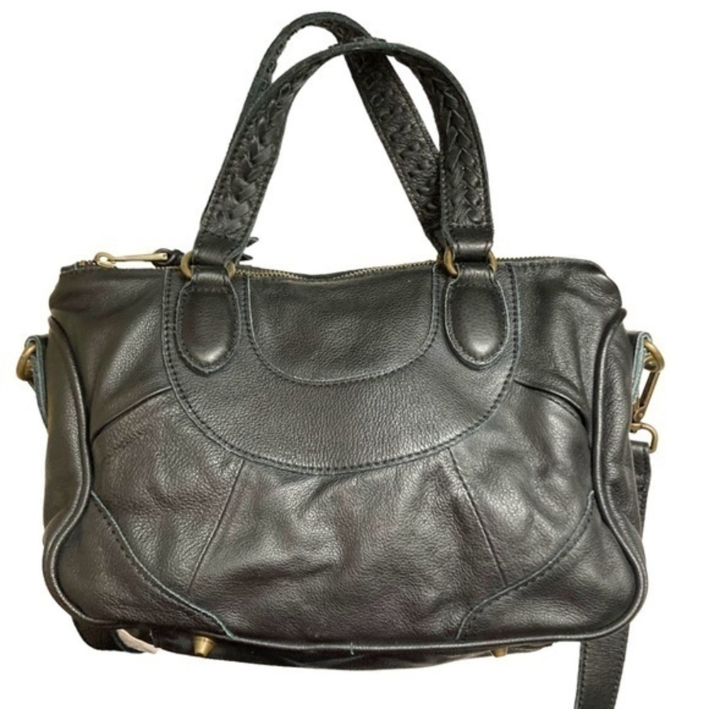 Liebeskind Berlin black leather crossbody bag - Picture 2 of 10